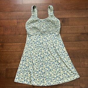 Up Front Vintage 90s Y2K Floral Mini Tank Dress S